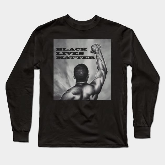 Black Lives Matter Long Sleeve T-Shirt by Artofokan